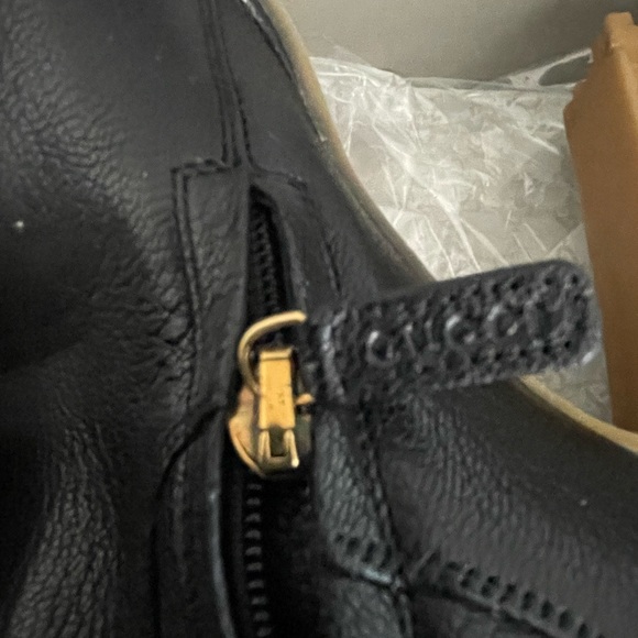 Gucci Edith .- NWOT- Tall leather boots, rubber heel and sole - Picture 4 of 5